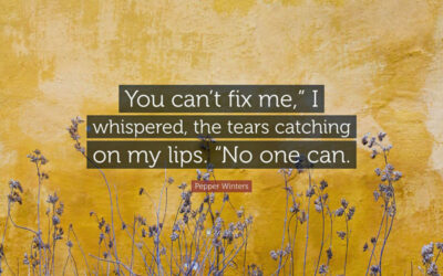 You Can’t Fix Me