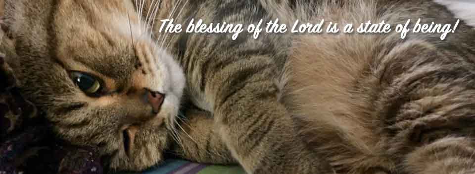 The Blessing of the Lord is a state of being